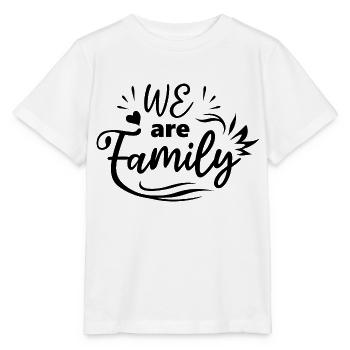 Wir sind Familie - Stanley/Stella Kinder T-Shirt MINI CREATOR  - Weiß - Vorne - Maike (125cm)