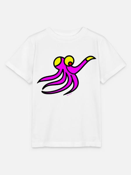 tintenfisch shirt - Stanley/Stella Kinder T-Shirt MINI CREATOR - Weiß