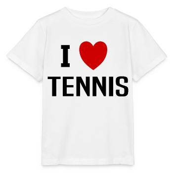 Ich liebe Tennis - Stanley/Stella Kinder T-Shirt MINI CREATOR  - Weiß - Vorne - Maike (125cm)
