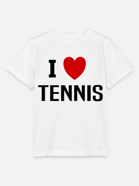 Ich liebe Tennis - Stanley/Stella Kinder T-Shirt MINI CREATOR  - Weiß