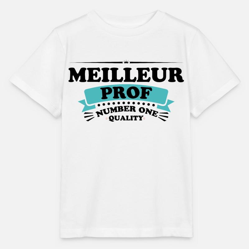 Meilleur prof - T-shirt bio MINI CREATOR Stanley/Stella Enfant - blanc