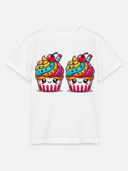 cupcake 2 - Stanley/Stella Kinder T-Shirt MINI CREATOR  - Weiß