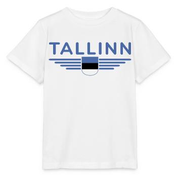 Tallinn T-Shirt – Pour les fans de la capitale - T-shirt bio MINI CREATOR Stanley/Stella Enfant - blanc - Devant - Maike (125cm)