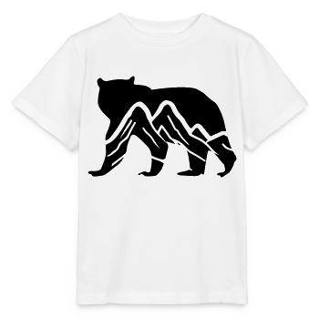 Monts Bear - T-shirt bio MINI CREATOR Stanley/Stella Enfant - blanc - Devant - Maike (125cm)