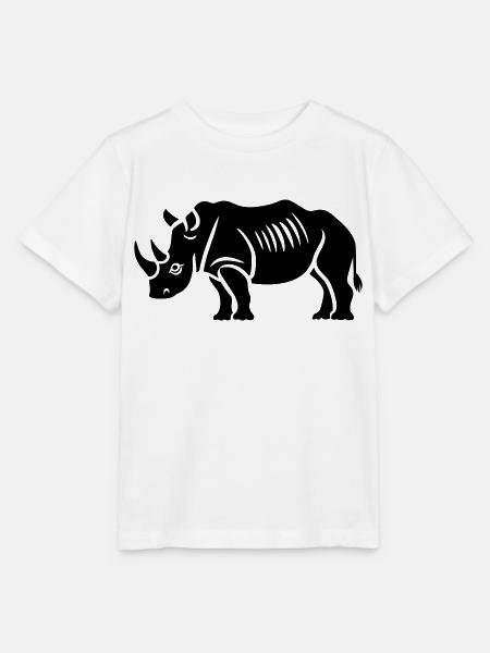 Nashorn - Stanley/Stella Kinder T-Shirt MINI CREATOR - Weiß
