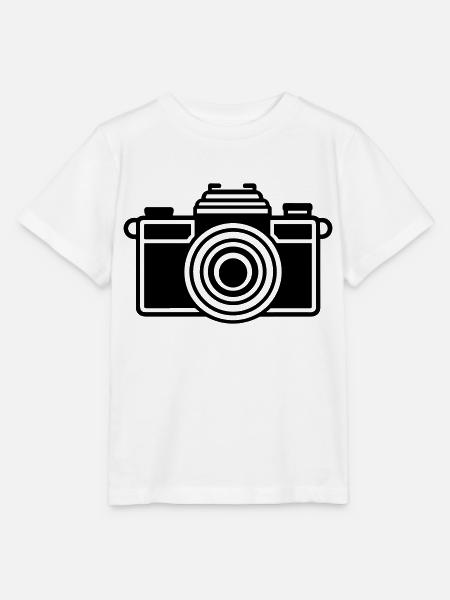 Kamera - Stanley/Stella Kinder T-Shirt MINI CREATOR - Weiß