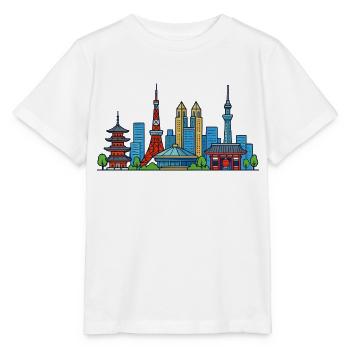 Tokyo - T-shirt bio MINI CREATOR Stanley/Stella Enfant - blanc - Devant - Maike (125cm)