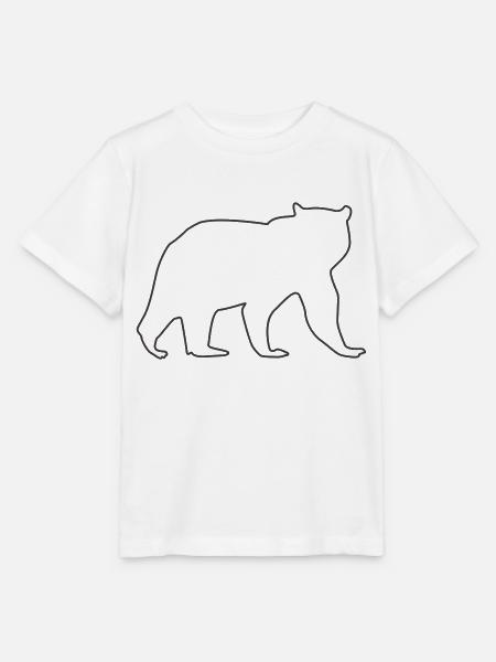 Bär - Stanley/Stella Kinder T-Shirt MINI CREATOR - Weiß