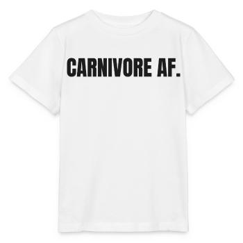 CARNIVORE | T-shirt Carnivore | Amateur de viande audacieux - T-shirt bio MINI CREATOR Stanley/Stella Enfant - blanc - Devant - Maike (125cm)