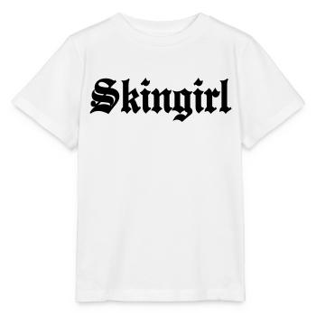 Working Class Skingirl Oi! Antiracist Bootgirl My - T-shirt bio MINI CREATOR Stanley/Stella Enfant - blanc - Devant - Maike (125cm)