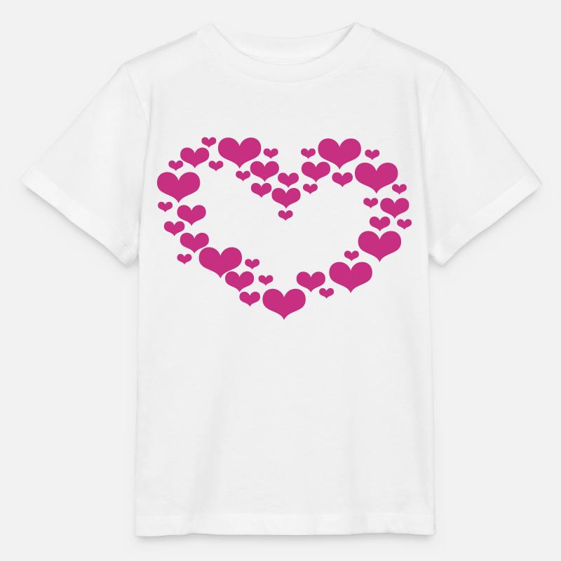 Herz aus Herzen - Stanley/Stella Kinder T-Shirt MINI CREATOR  - Weiß