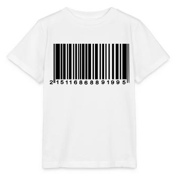 barcode encrypted - Stanley/Stella MINI CREATOR Kids’ T-Shirt - white - Front - Maike (125cm)