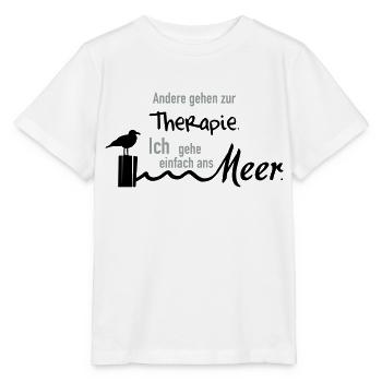 Therapie am Meer - Stanley/Stella Kinder T-Shirt MINI CREATOR  - Weiß - Vorne - Maike (125cm)