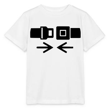 Fasten your Seatbelt - Stanley/Stella MINI CREATOR Kids’ T-Shirt - white - Front - Maike (125cm)