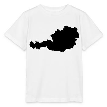 Austria Map - Stanley/Stella MINI CREATOR Kids’ T-Shirt - white - Front - Maike (125cm)