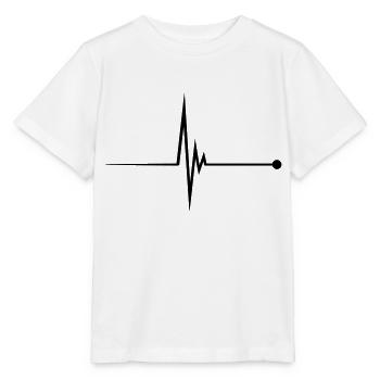 Heartbeat Pulse - Stanley/Stella MINI CREATOR Kids’ T-Shirt - white - Front - Maike (125cm)