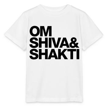 OM SHIVA & SHAKTI - Stanley/Stella Kinder T-Shirt MINI CREATOR  - Weiß - Vorne - Maike (125cm)