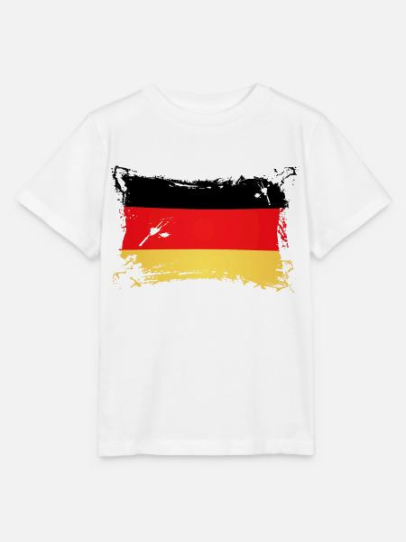 Flagge Deutschland / German Flag - Stanley/Stella Kinder T-Shirt MINI CREATOR - Weiß