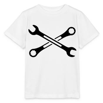 tools - Stanley/Stella MINI CREATOR Kids’ T-Shirt - white - Front - Maike (125cm)