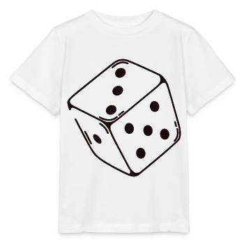 Lucky dice - Stanley/Stella MINI CREATOR Kids’ T-Shirt - white - Front - Maike (125cm)
