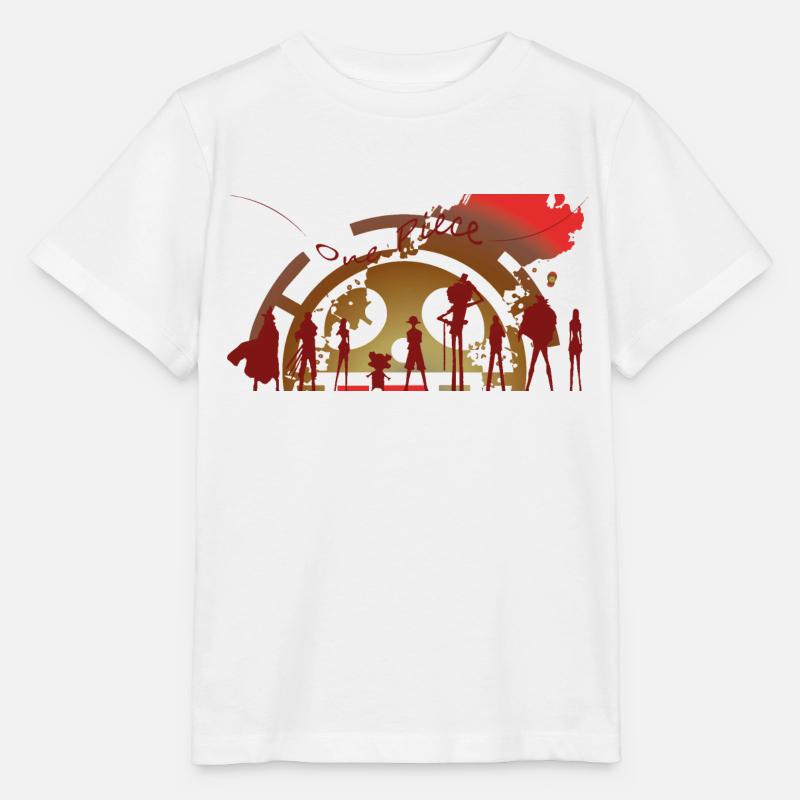 One Piece Logo - T-shirt bio MINI CREATOR Stanley/Stella Enfant - blanc