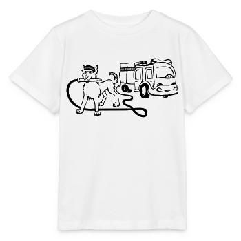 Fire department - Stanley/Stella MINI CREATOR Kids’ T-Shirt - white - Front - Maike (125cm)