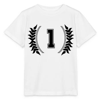 numéro 1 - T-shirt bio MINI CREATOR Stanley/Stella Enfant - blanc - Devant - Maike (125cm)