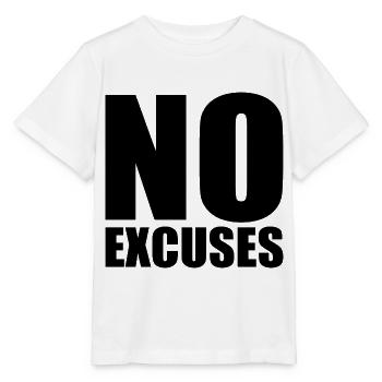 No excuses - T-shirt bio MINI CREATOR Stanley/Stella Enfant - blanc - Devant - Maike (125cm)