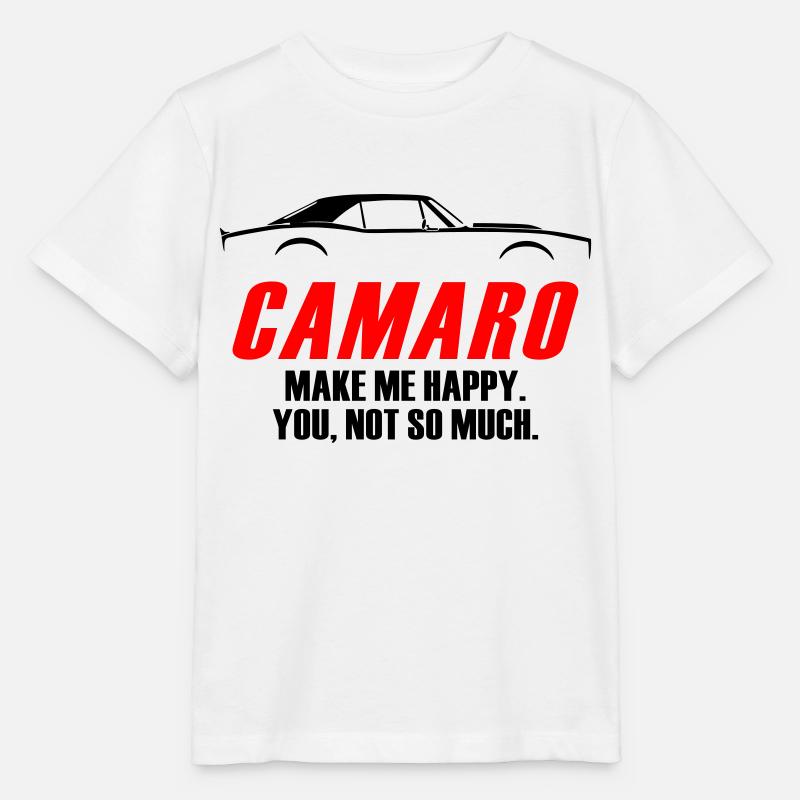 CAMARO ME RENDS HEUREUX, TU N’AS PAS TELLEMENT - T-shirt bio MINI CREATOR Stanley/Stella Enfant - blanc