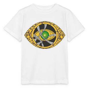 Œil d’Agamotto - T-shirt bio MINI CREATOR Stanley/Stella Enfant - blanc - Devant - Maike (125cm)