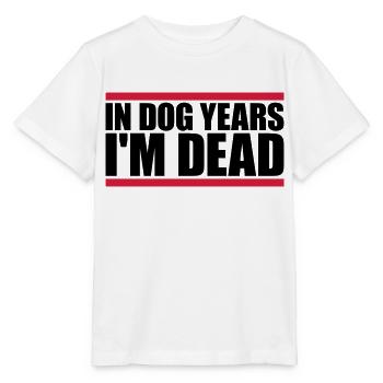 in dog years Dead - Stanley/Stella Kinder T-Shirt MINI CREATOR  - Weiß - Vorne - Maike (125cm)