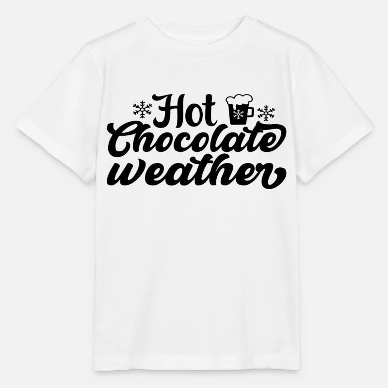Climat chocolat chaud - T-shirt bio MINI CREATOR Stanley/Stella Enfant - blanc