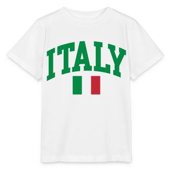 Drapeau italien - T-shirt bio MINI CREATOR Stanley/Stella Enfant - blanc - Devant - Maike (125cm)