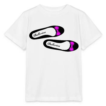 Ballerina 2 - Stanley/Stella Kinder T-Shirt MINI CREATOR  - Weiß - Vorne - Maike (125cm)