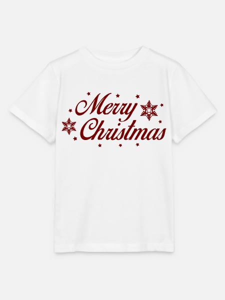 merry christmas - Stanley/Stella Kinder T-Shirt MINI CREATOR - Weiß