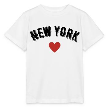 new york - T-shirt bio MINI CREATOR Stanley/Stella Enfant - blanc - Devant - Maike (125cm)