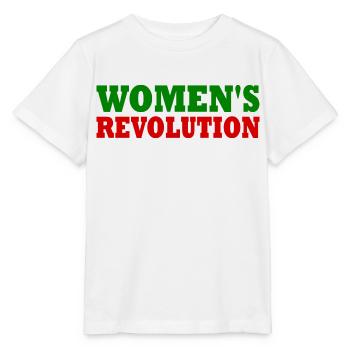 Womens revolution - T-shirt bio MINI CREATOR Stanley/Stella Enfant - blanc - Devant - Maike (125cm)