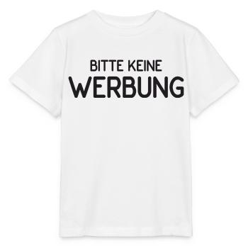Bitte keine Werbung - Stanley/Stella Kinder T-Shirt MINI CREATOR  - Weiß - Vorne - Maike (125cm)