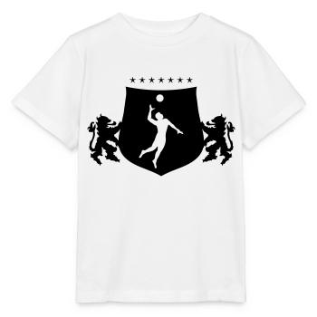 Handball crest - Stanley/Stella MINI CREATOR Kids’ T-Shirt - white - Front - Maike (125cm)