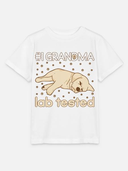 grandma lab tested - Stanley/Stella Kinder T-Shirt MINI CREATOR - Weiß