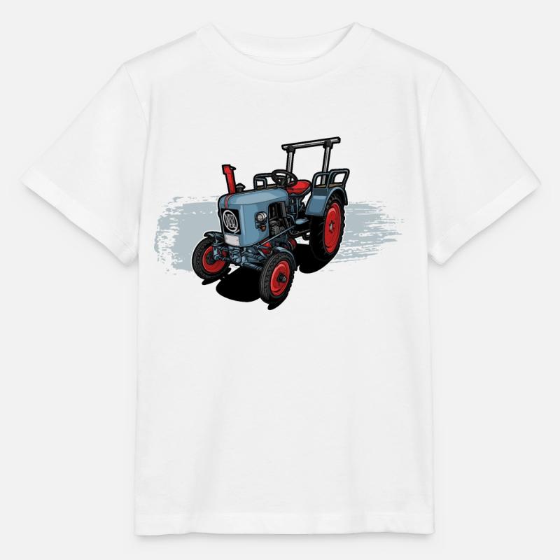 Classic Tractor // Bulldog // Illustration - Stanley/Stella Kinder T-Shirt MINI CREATOR  - Weiß