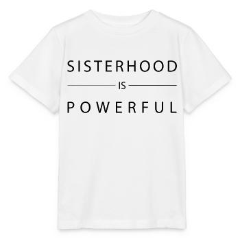 SISTERHOOD - Stanley/Stella Kinder T-Shirt MINI CREATOR  - Weiß - Vorne - Maike (125cm)