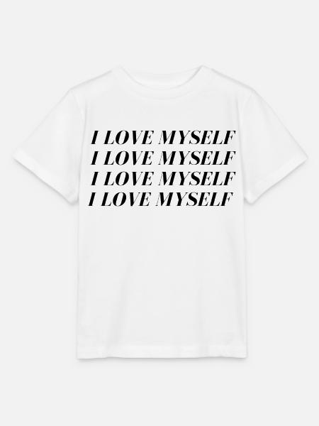 I love Myself - Stanley/Stella Kinder T-Shirt MINI CREATOR - Weiß
