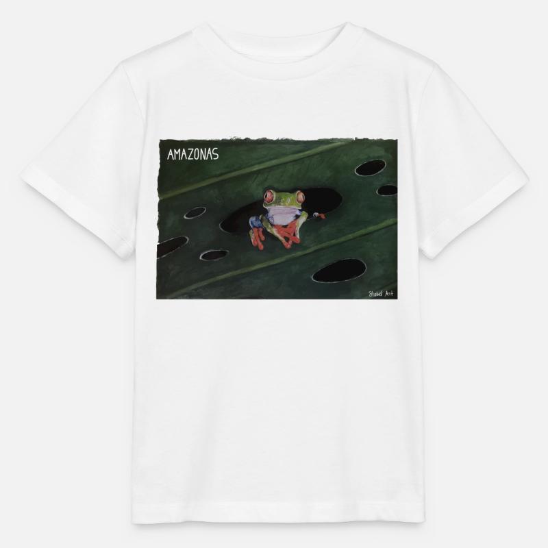 Amazonas - Stanley/Stella Kinder T-Shirt MINI CREATOR  - Weiß
