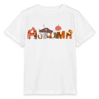 Herbst / Oktober / Otoño - Stanley/Stella Kinder T-Shirt MINI CREATOR  - Weiß - Vorne - Maike (125cm)