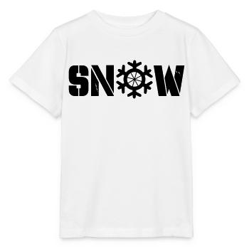 Neige - T-shirt bio MINI CREATOR Stanley/Stella Enfant - blanc - Devant - Maike (125cm)