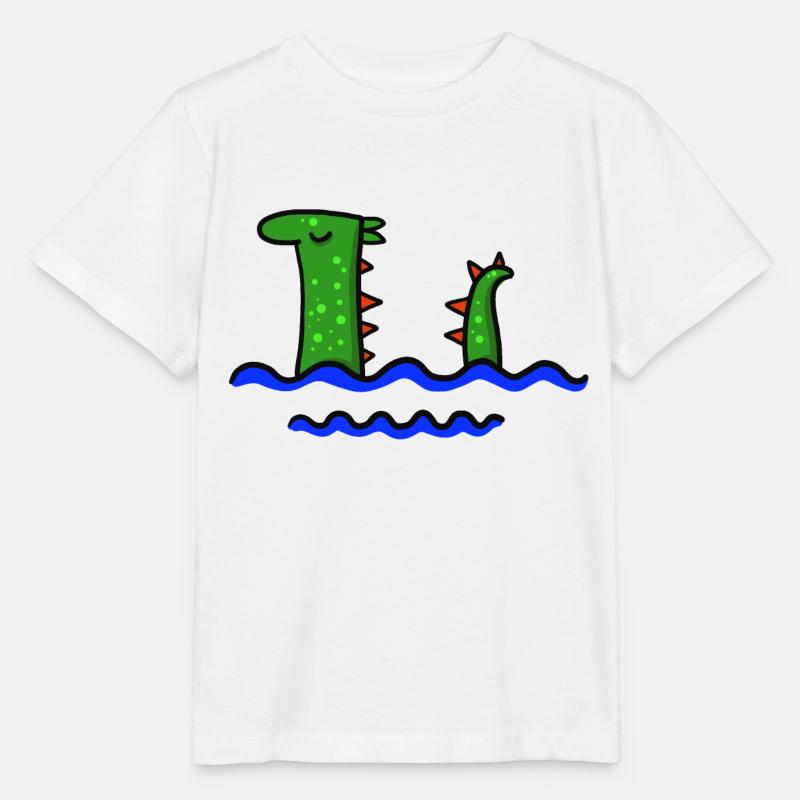 Nessie - Stanley/Stella MINI CREATOR Kids’ T-Shirt - white