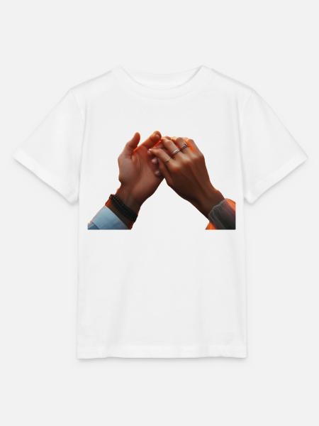 Hand an Hand - Stanley/Stella Kinder T-Shirt MINI CREATOR - Weiß