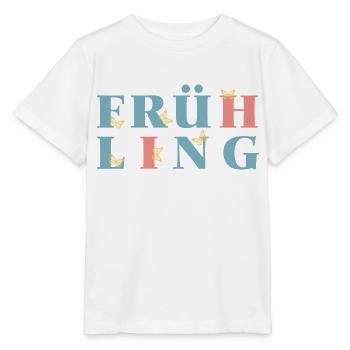 Hol Dir den Frühling nach Hause - Endlich Frühling - Stanley/Stella Kinder T-Shirt MINI CREATOR  - Weiß - Vorne - Maike (125cm)