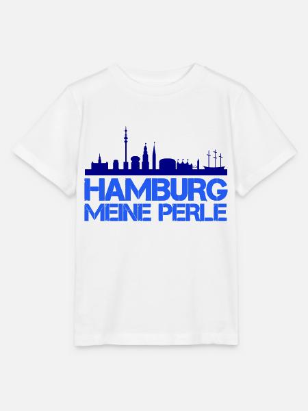 Hamburg City - Stanley/Stella Kinder T-Shirt MINI CREATOR - Weiß